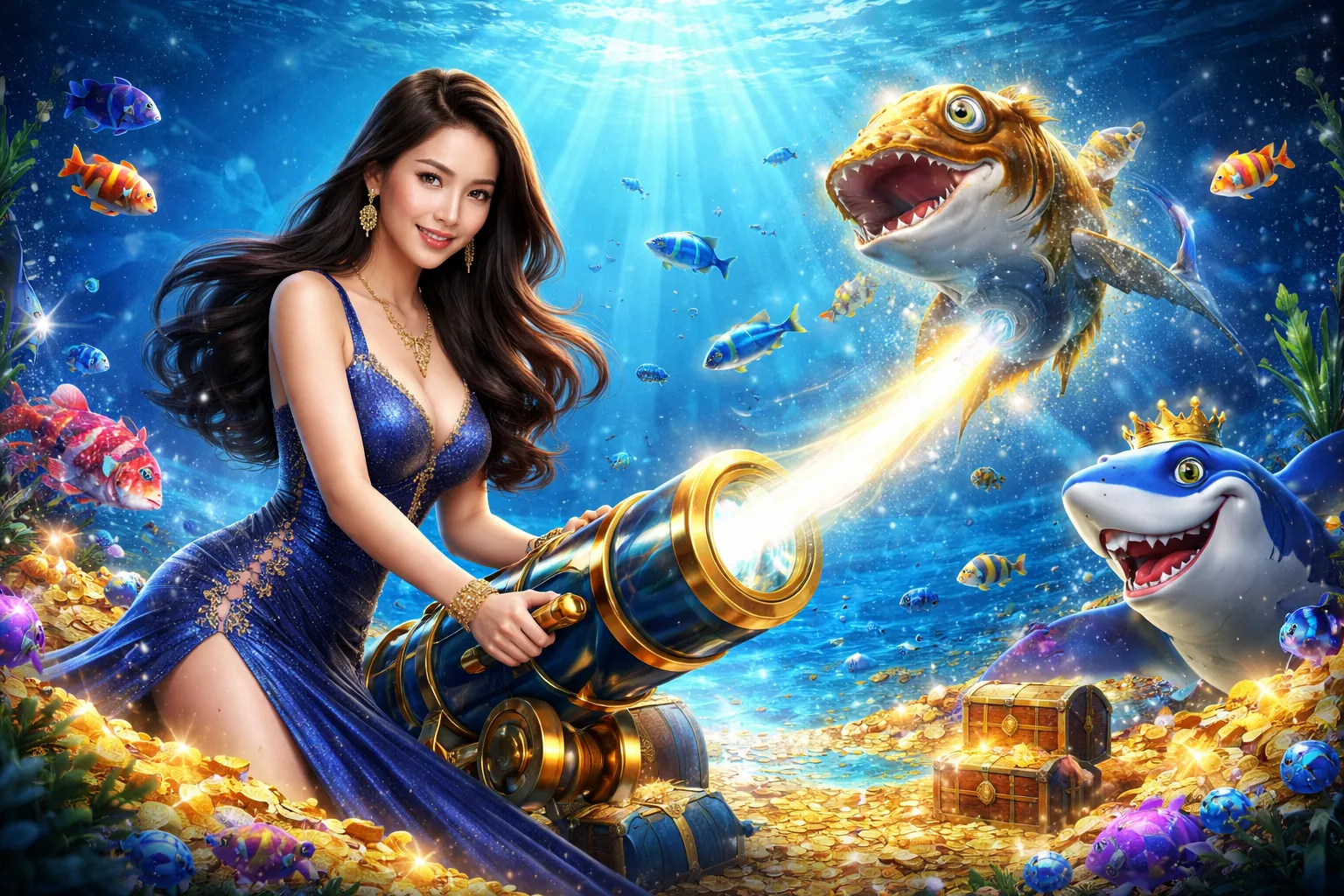 Thế giới bắn cá 789bet111 com 2026 với kho báu đại dương và cá rồng